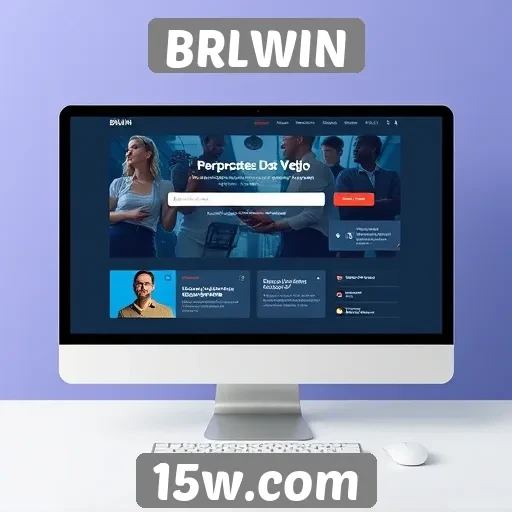 Análise da interface do usuário no site BRLWIN